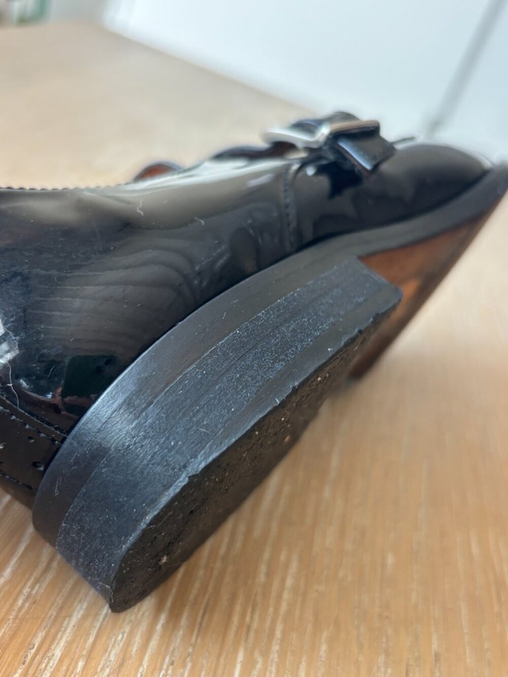 Balzac Paris Monk Strap - Black Leather Shoes - Picture 4 of 4